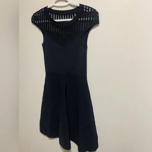 FRENCH CONNECTION Cap Sleeve Black Dress